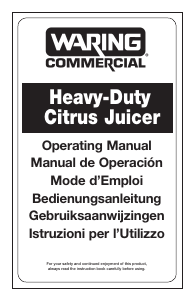 Manual Waring Commercial JC4000 Citrus Juicer