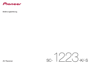 Bedienungsanleitung Pioneer SC-1223-S Receiver