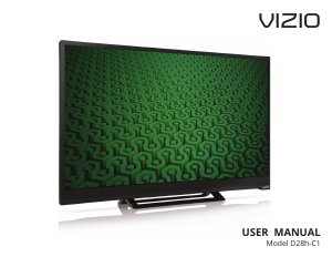 Handleiding VIZIO D28h-C1 LED televisie