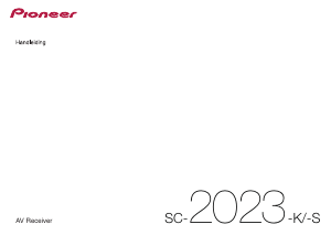 Handleiding Pioneer SC-2023-K Receiver