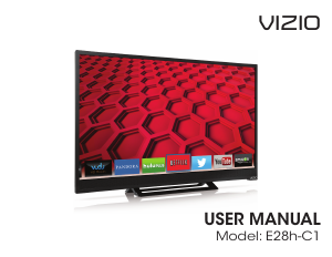 Handleiding VIZIO E28h-C1 LED televisie