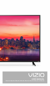 Handleiding VIZIO E50u-D2 LED televisie