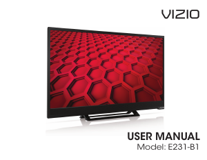 Manual VIZIO E231-B1 LED Television