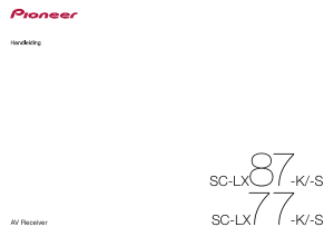 Handleiding Pioneer SC-LX77-K Receiver