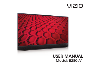 Manual VIZIO E280-A1 LED Television