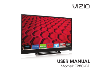 Handleiding VIZIO E280i-B1 LED televisie
