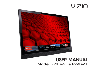 Handleiding VIZIO E291i-A1 LED televisie