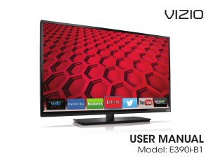 Handleiding VIZIO E390i-B1 LED televisie