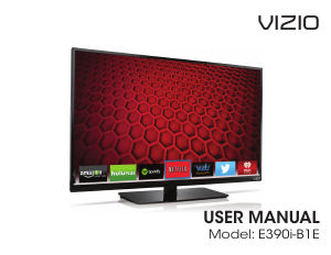 Manual VIZIO E390i-B1E LED Television