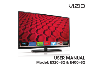 Manual VIZIO E400i-B2 LED Television