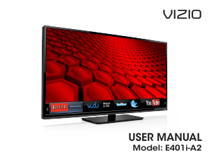 Manual VIZIO E401i-A2 LED Television