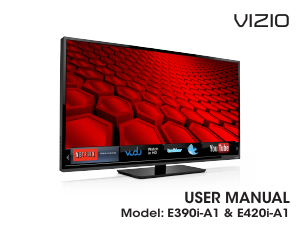 Handleiding VIZIO E420i-A1 LED televisie