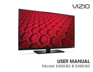 Handleiding VIZIO E480-B2 LED televisie