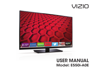 Handleiding VIZIO E550i-A0E LED televisie