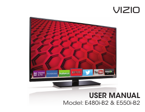 Handleiding VIZIO E550i-B2 LED televisie