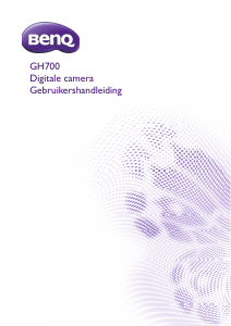 Handleiding BenQ GH700 Digitale camera