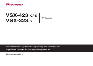 Bedienungsanleitung Pioneer VSX-423-S Receiver