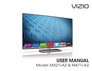 Manual VIZIO M321i-A2 LED Television