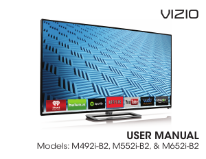 Manual VIZIO M492i-B2 LED Television