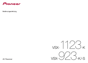 Bedienungsanleitung Pioneer VSX-923-S Receiver