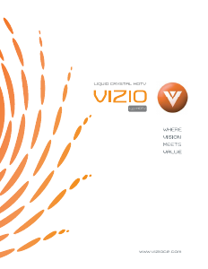 Handleiding VIZIO L37 LCD televisie