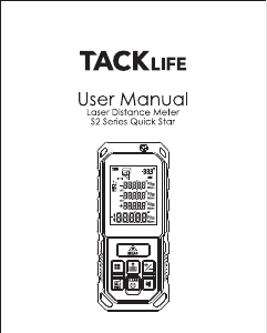 Manuale Tacklife S2 Premium Misuratore di distanza laser