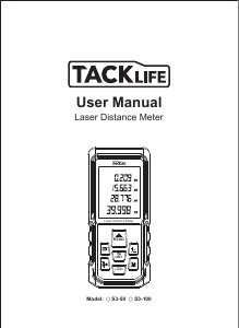 Handleiding Tacklife S3-50 Afstandsmeter