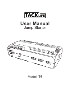 Manuale Tacklife T6 Caricabatterie per auto