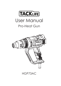 Manual Tacklife HGP73AC Heat Gun