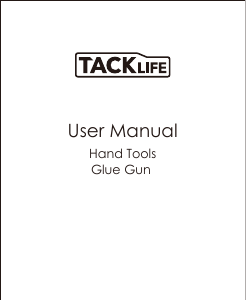 説明書 Tacklife GGO20AC グルーガン