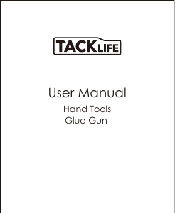 Manuale Tacklife GGO60AC Pistola incollatrice