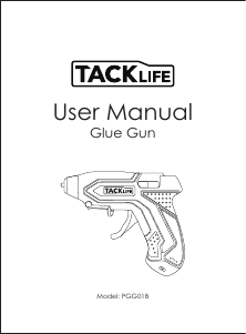 Manuale Tacklife PGG01B Pistola incollatrice