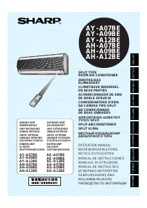 Manual Sharp AU-A12BE Ar condicionado