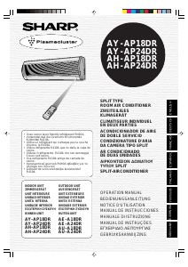 Manuale Sharp AU-A24DR Condizionatore d’aria