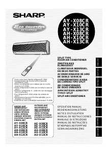 Manuale Sharp AY-X08CR Condizionatore d’aria