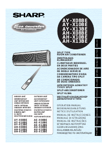 Handleiding Sharp AY-X10BE Airconditioner