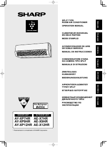 Manuale Sharp AY-XP7HR Condizionatore d’aria