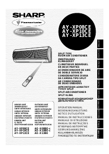 Handleiding Sharp AY-XP08CE Airconditioner