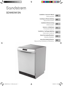 Brugsanvisning Sandstrøm SDW60W13N Opvaskemaskine