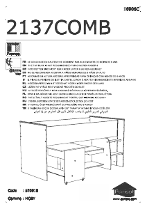 Manual de uso Parisot 2137COMB Moby Cama alta