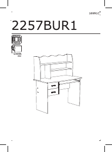 Priročnik Parisot 2257BUR1 Lolita Miza