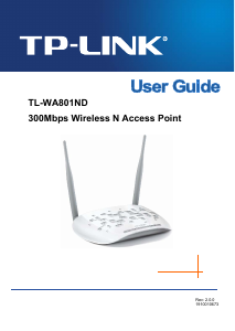 Manual TP-Link TL-WA801ND Access Point