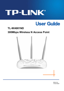Manual TP-Link TL-WA901ND Access Point