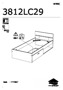 Manuale Parisot 3812LC29 Infinity Struttura letto