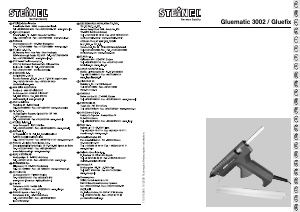 Instrukcja Steinel Gluefix Pistolet klejowy