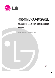 Manual de uso LG MB-5316 Microondas