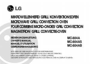 Bedienungsanleitung LG MC-804AB Mikrowelle