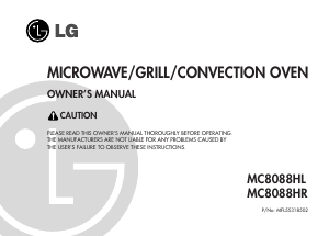 Manual LG MC-8088HL Microwave