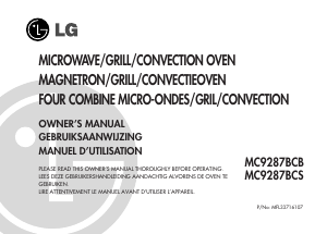 Handleiding LG MC-9287BCB Magnetron