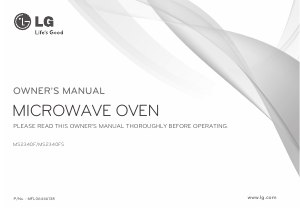 Manual LG MS2340F Microwave
